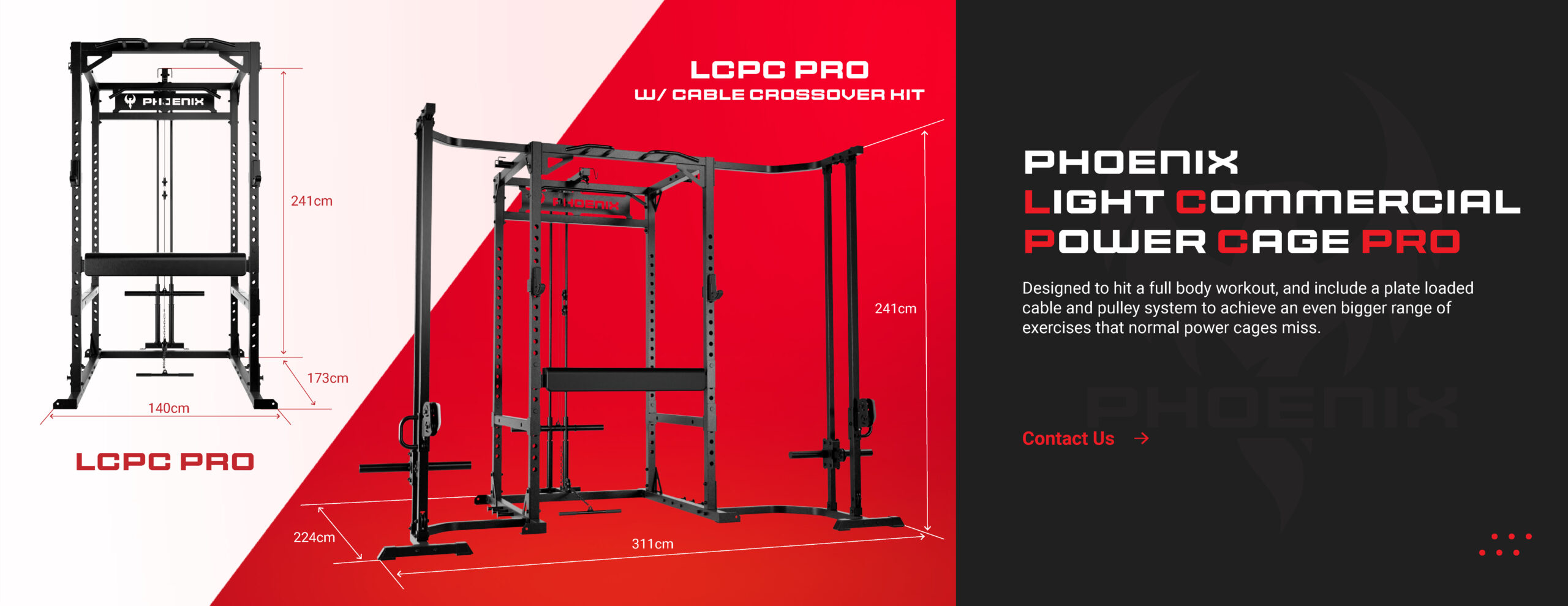 Sports equipment web banner